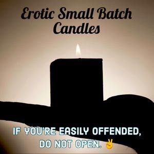 Artisan crafted erotic candles 3 pack manly hood candles gag gift favors